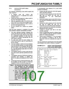 浏览型号PIC24FJ32GA104T-I/PT的Datasheet PDF文件第107页