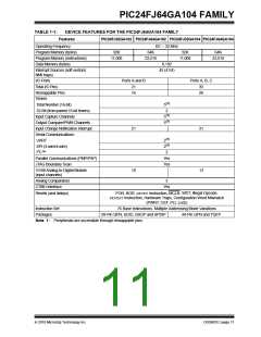 浏览型号PIC24FJ32GA104T-I/PT的Datasheet PDF文件第11页