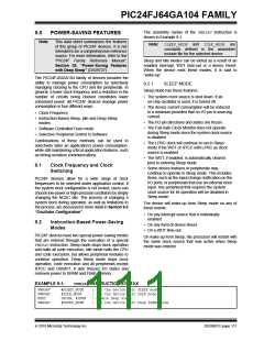 浏览型号PIC24FJ32GA104T-I/PT的Datasheet PDF文件第111页