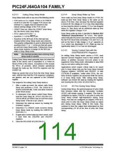 浏览型号PIC24FJ32GA104T-I/PT的Datasheet PDF文件第114页