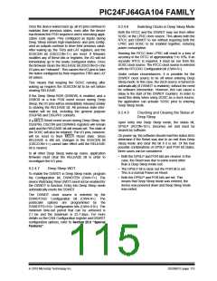 浏览型号PIC24FJ32GA104T-I/PT的Datasheet PDF文件第115页
