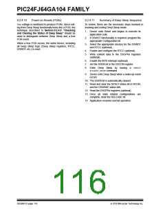 浏览型号PIC24FJ32GA104T-I/PT的Datasheet PDF文件第116页