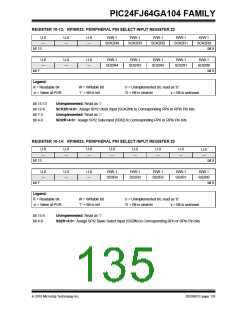 浏览型号PIC24FJ32GA104T-I/PT的Datasheet PDF文件第135页