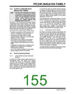 浏览型号PIC24FJ32GA104T-I/PT的Datasheet PDF文件第155页