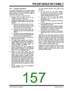 浏览型号PIC24FJ32GA104T-I/PT的Datasheet PDF文件第157页