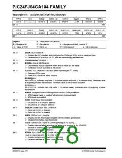 浏览型号PIC24FJ32GA104T-I/PT的Datasheet PDF文件第178页