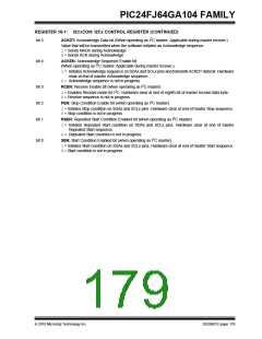 浏览型号PIC24FJ32GA104T-I/PT的Datasheet PDF文件第179页