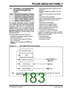 浏览型号PIC24FJ32GA104T-I/PT的Datasheet PDF文件第183页