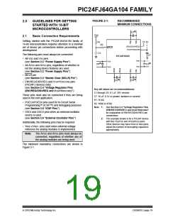 浏览型号PIC24FJ32GA104T-I/PT的Datasheet PDF文件第19页