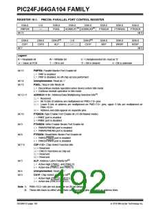 浏览型号PIC24FJ32GA104T-I/PT的Datasheet PDF文件第192页