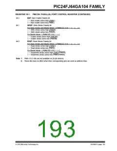 浏览型号PIC24FJ32GA104T-I/PT的Datasheet PDF文件第193页