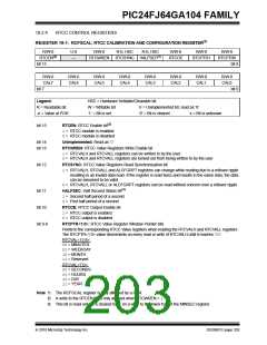 浏览型号PIC24FJ32GA104T-I/PT的Datasheet PDF文件第203页