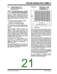 浏览型号PIC24FJ32GA104T-I/PT的Datasheet PDF文件第21页