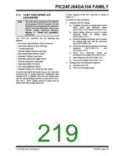 浏览型号PIC24FJ32GA104T-I/PT的Datasheet PDF文件第219页