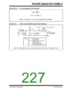 浏览型号PIC24FJ32GA104T-I/PT的Datasheet PDF文件第227页