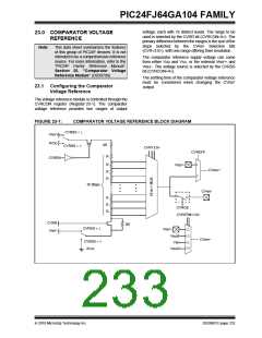 浏览型号PIC24FJ32GA104T-I/PT的Datasheet PDF文件第233页