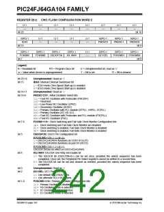 浏览型号PIC24FJ32GA104T-I/PT的Datasheet PDF文件第242页