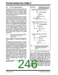 浏览型号PIC24FJ32GA104T-I/PT的Datasheet PDF文件第246页