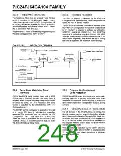 浏览型号PIC24FJ32GA104T-I/PT的Datasheet PDF文件第248页