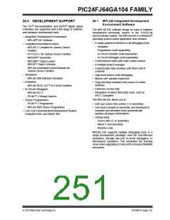 浏览型号PIC24FJ32GA104T-I/PT的Datasheet PDF文件第251页