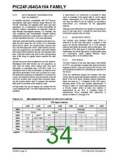 浏览型号PIC24FJ32GA104T-I/PT的Datasheet PDF文件第34页