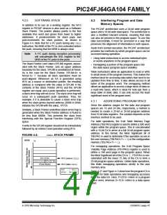 浏览型号PIC24FJ32GA104T-I/PT的Datasheet PDF文件第47页