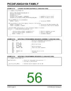 浏览型号PIC24FJ32GA104T-I/PT的Datasheet PDF文件第56页