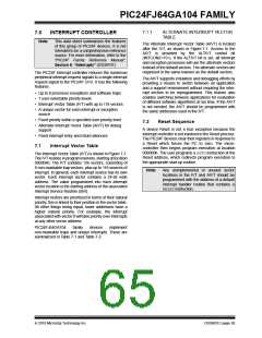浏览型号PIC24FJ32GA104T-I/PT的Datasheet PDF文件第65页