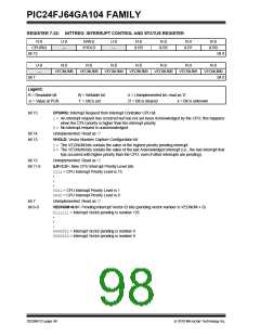 浏览型号PIC24FJ32GA104T-I/PT的Datasheet PDF文件第98页