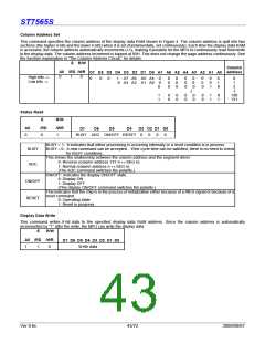 浏览型号ST7565S的Datasheet PDF文件第43页
