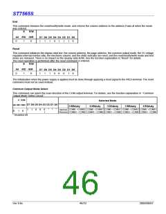 浏览型号ST7565S的Datasheet PDF文件第46页