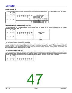 浏览型号ST7565S的Datasheet PDF文件第47页
