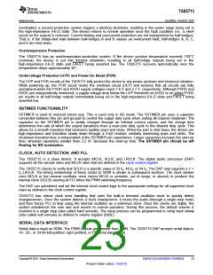 浏览型号TAS5715的Datasheet PDF文件第23页
