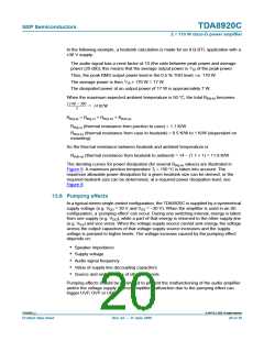 浏览型号TDA8920CTH的Datasheet PDF文件第20页