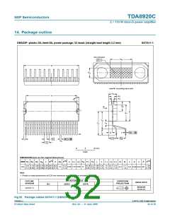 浏览型号TDA8920CTH的Datasheet PDF文件第32页