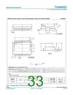 浏览型号TDA8920CTH的Datasheet PDF文件第33页