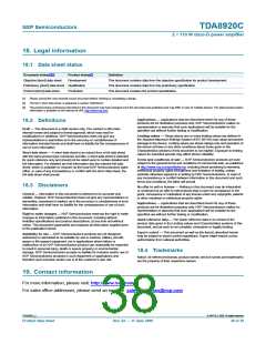 浏览型号TDA8920CTH的Datasheet PDF文件第38页