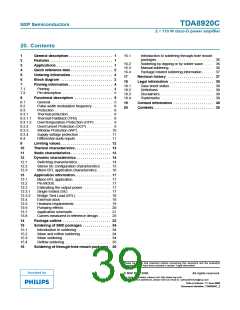 浏览型号TDA8920CTH的Datasheet PDF文件第39页