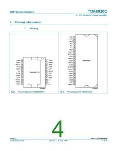 浏览型号TDA8920CTH的Datasheet PDF文件第4页