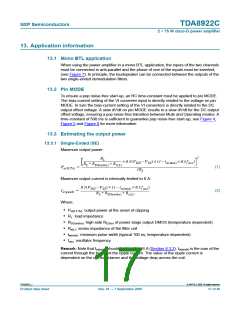 浏览型号TDA8922CTH的Datasheet PDF文件第17页