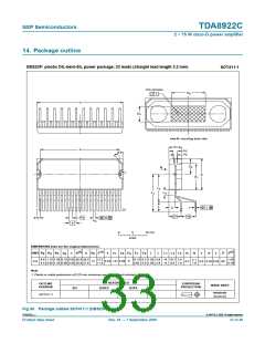 浏览型号TDA8922CTH的Datasheet PDF文件第33页