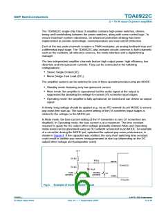 浏览型号TDA8922CTH的Datasheet PDF文件第6页