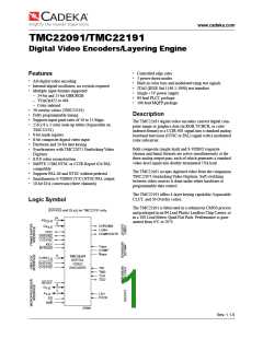 浏览型号TMC22191的Datasheet PDF文件第1页