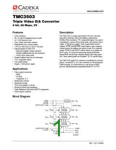 浏览型号TMC3503的Datasheet PDF文件第1页