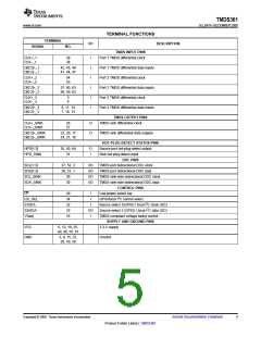 浏览型号TMDS361的Datasheet PDF文件第5页