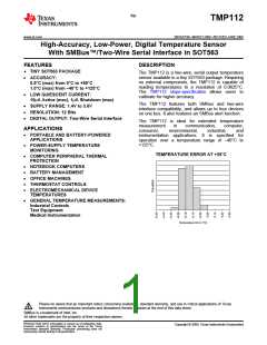 浏览型号TMP112AIDRLR的Datasheet PDF文件第1页