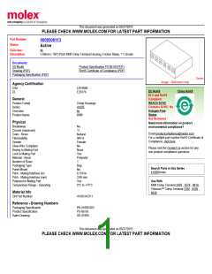 浏览型号09-50-8113的Datasheet PDF文件第1页
