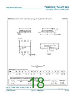 浏览型号74HC165BQ的Datasheet PDF文件第18页