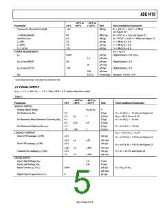 浏览型号ADG1419BRMZ的Datasheet PDF文件第5页