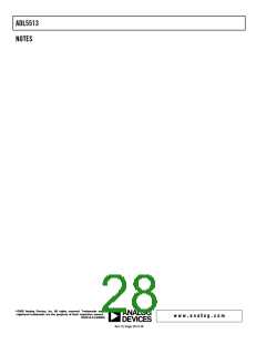 浏览型号ADL5513ACPZ-R2的Datasheet PDF文件第28页